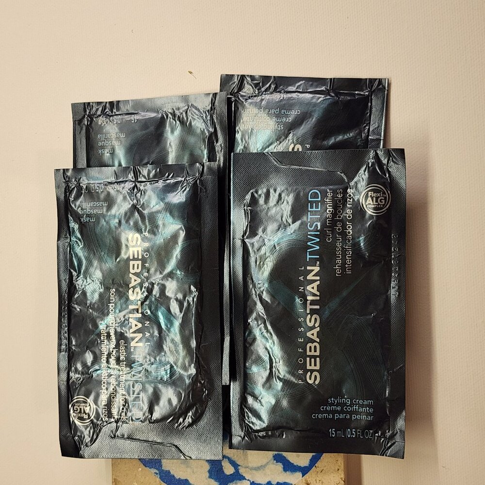 4pc Sebastian Professional Twisted Styling Cream & Mask Set - 15ml ea
